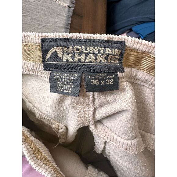 Mountain Khaki Tan Corduroy Pants - Picture 3 of 8